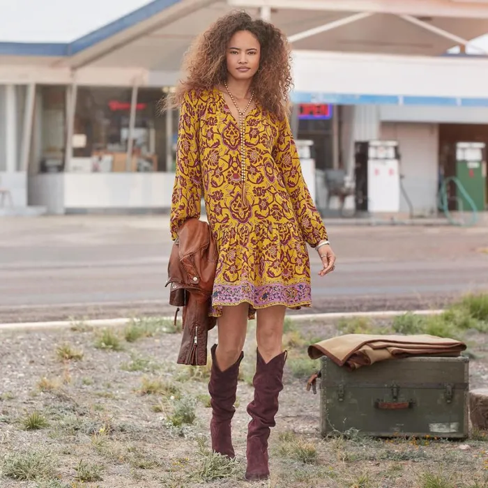 Women Maras Dress Petite Gold Flake Sundance Catalog Dresses and Jumpsuits