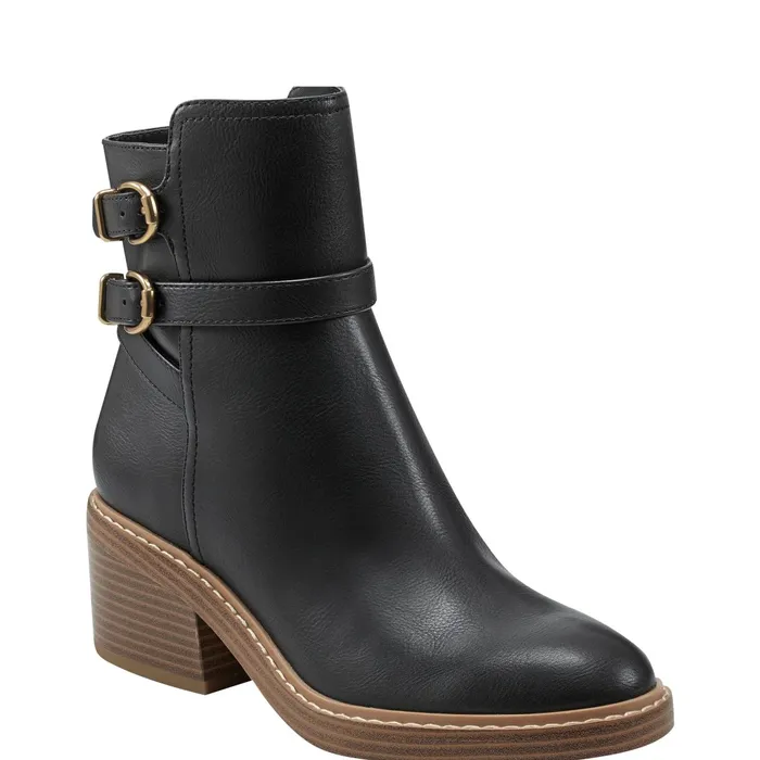 Women Marieta Ankle Bootie Black Marc Fisher Casual Boots