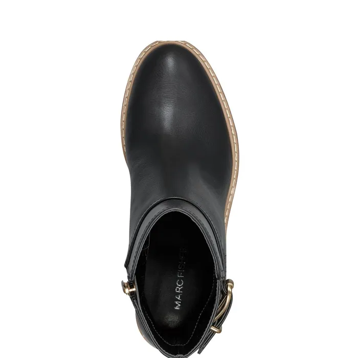Women Marieta Ankle Bootie Black Marc Fisher Casual Boots