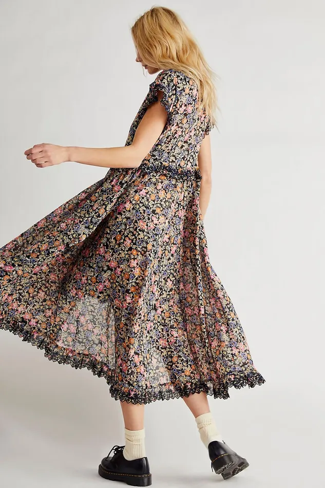 Women Maxi Dresses Free People Milania Maxi Dress Dark Combo