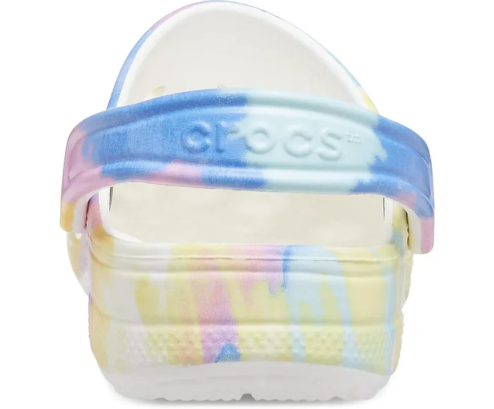 WomenMen Baya TieDye Clog White Multi Crocs Clogs