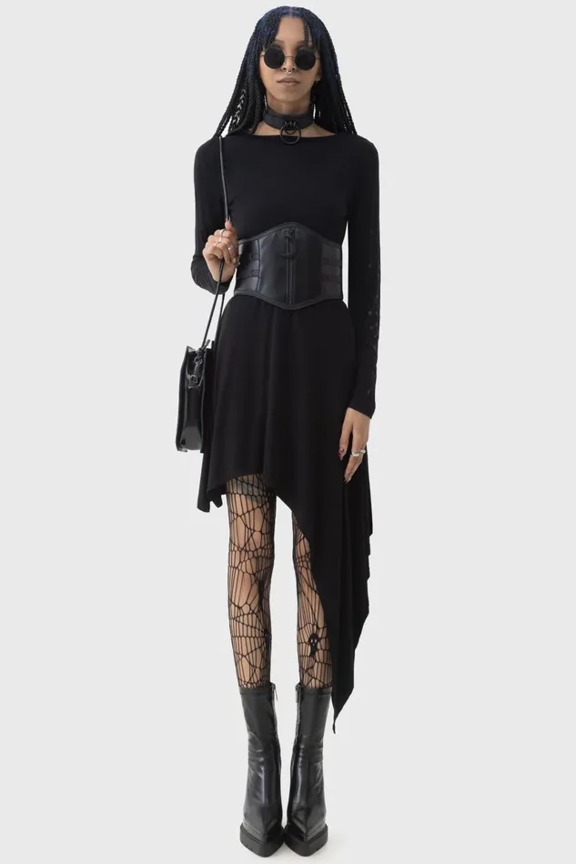 Women Midi Killstar Crescent Doom Dress
