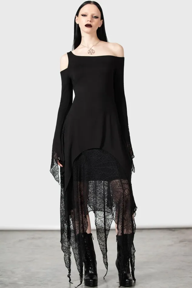 Women Midi Skirts Killstar Caroline Skirt
