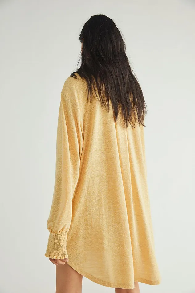 Women Mini Dresses Free People Promenade Mini Dress Untamed Gold