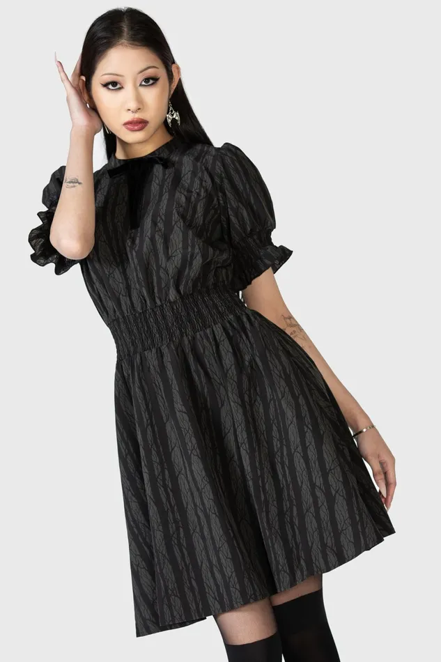 Women Mini Killstar Eerie Pines Mini Dress
