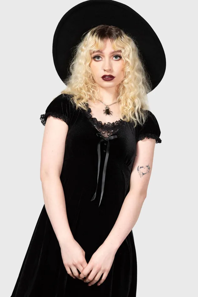 Women Mini Killstar Heather Babydoll Dress B