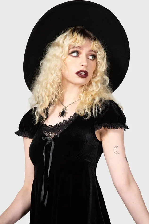 Women Mini Killstar Heather Babydoll Dress B