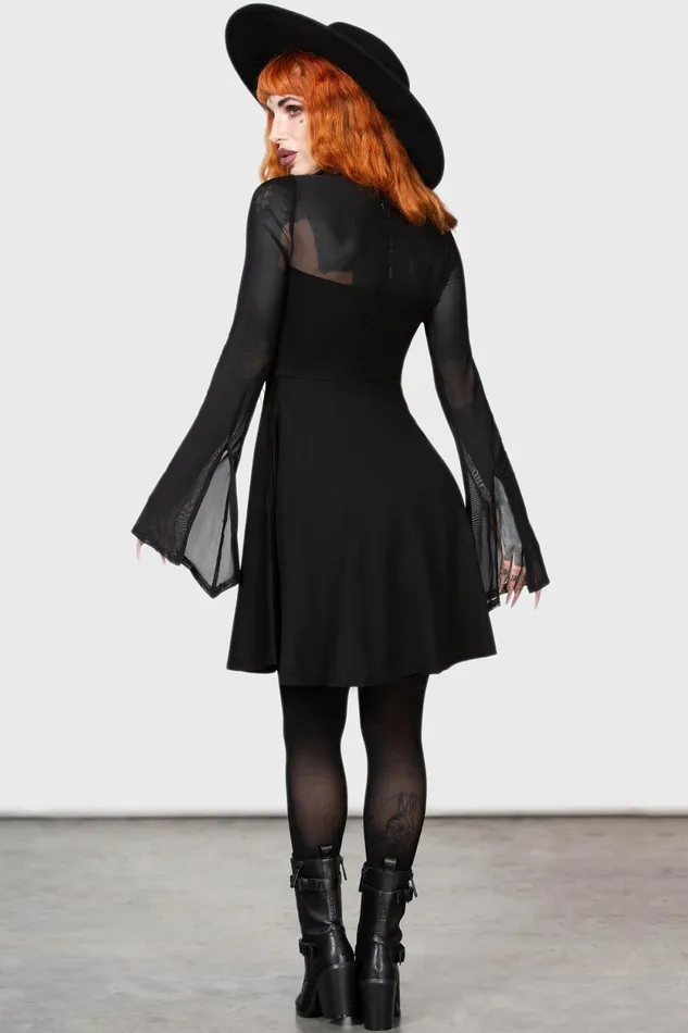 Women Mini Killstar Struck By Night Dress