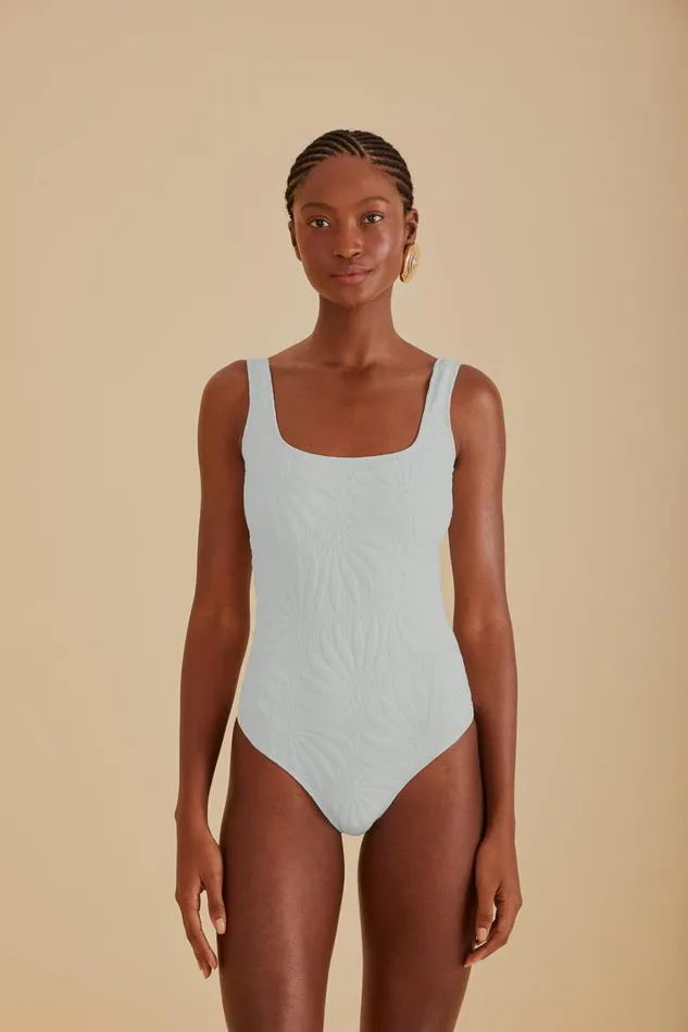 Women OffWhite Banana Matelasse One Piece Swimsuit Offwhite FARM Rio OnePiece Swimsuits Women OffWhite Banana Matelasse One Piece Swimsuit Offwhite FARM Rio OnePiece Swimsuits