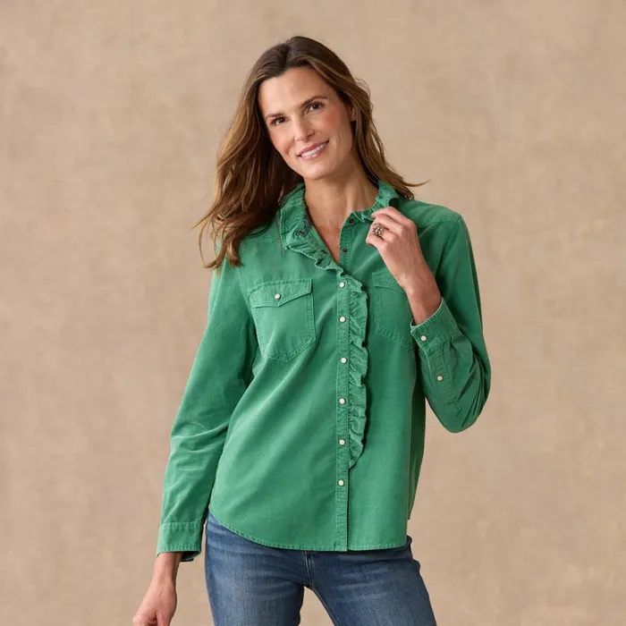 Women Ombeline Corduroy Shirt Marshmallow Sundance Catalog Tops Women Ombeline Corduroy Shirt Marshmallow Sundance Catalog Tops