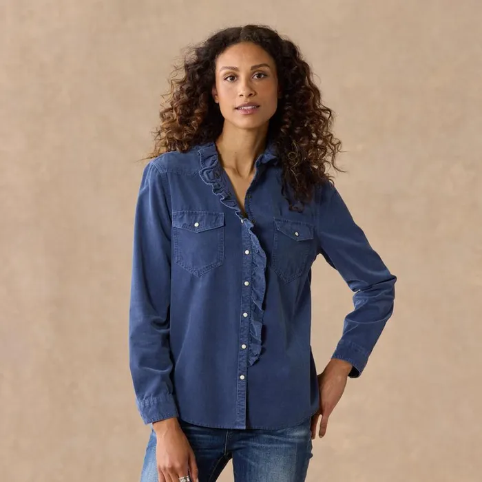 Women Ombeline Corduroy Shirt Marshmallow Sundance Catalog Tops Women Ombeline Corduroy Shirt Marshmallow Sundance Catalog Tops