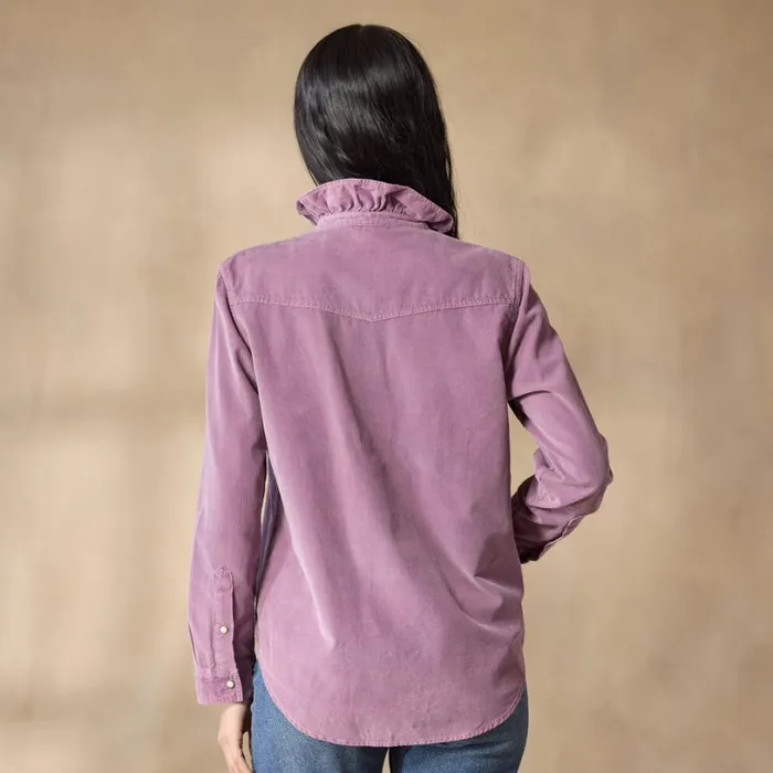 Women Ombeline Corduroy Shirt Marshmallow Sundance Catalog Tops Women Ombeline Corduroy Shirt Marshmallow Sundance Catalog Tops