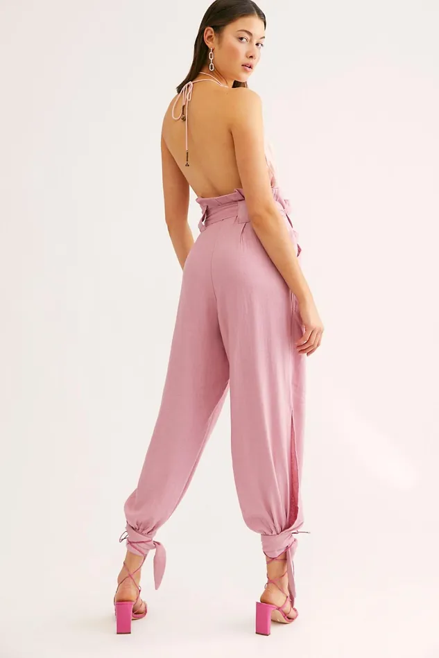 Women Pants Free People Big Chill Pants Creme Pink