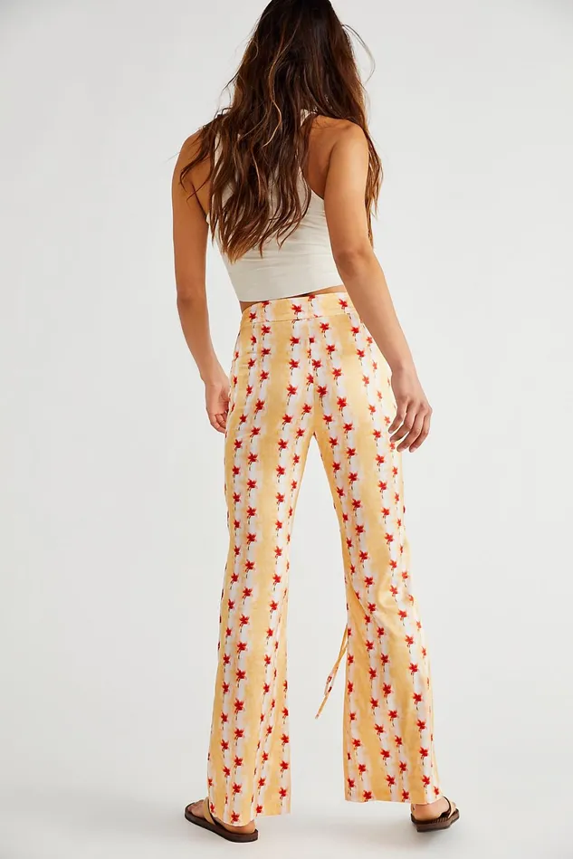 Women Pants Free People Silk Coral Pants Coral