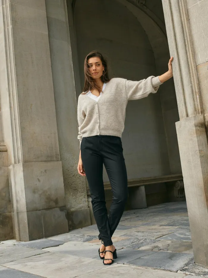 Women Pants MOS MOSH MMBlake Night Long Pant Black