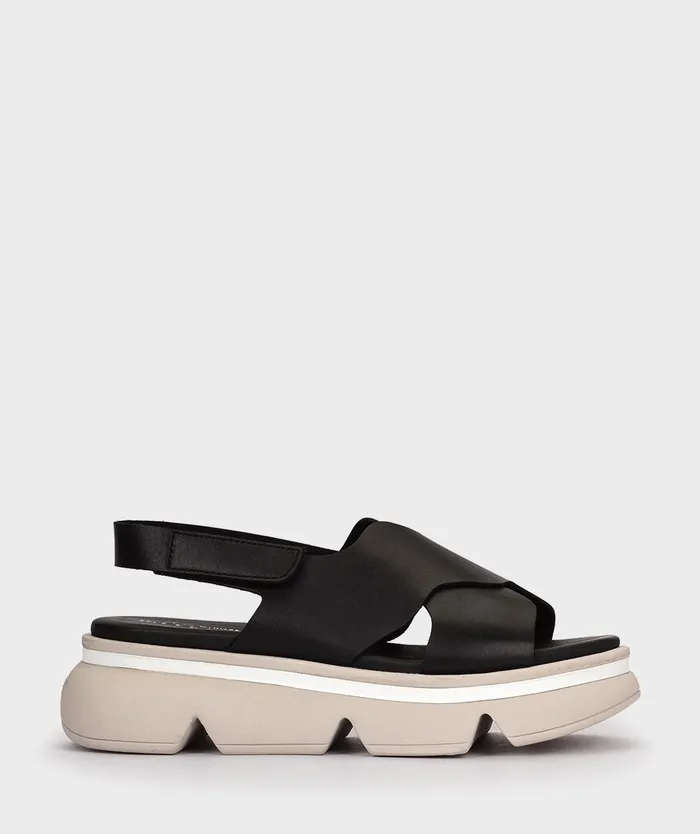 Women Picerno Black 8211 Flat Sandals Pedro Miralles
