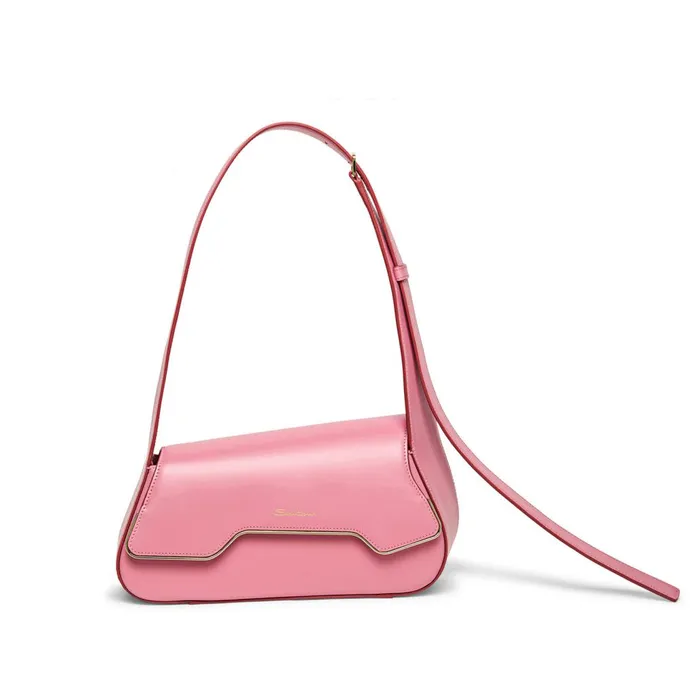 Women Pink Leather Thepluto Bag Santoni Bags
