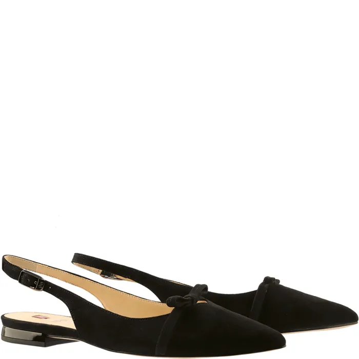 Women Pretty Slingballerinas Black HGL Slingballerinas