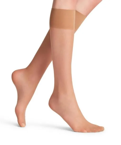 Women Pure Matt 20 DEN Women Kneehigh Socks Sun FALKE Fullyfashioned Stockings