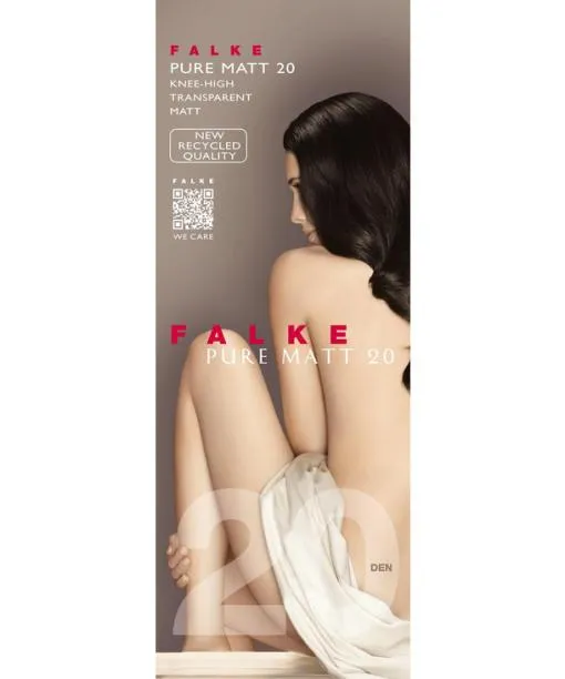 Women Pure Matt 20 DEN Women Kneehigh Socks Sun FALKE Fullyfashioned Stockings