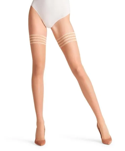 Women Pure Matt 20 DEN Women Stay Ups Golden FALKE Thigh Highs