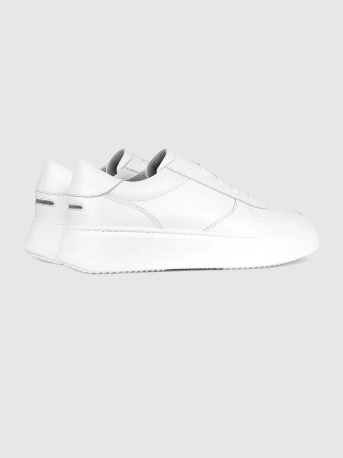 Women Reiss Brands Footwear Leather Marais Trainers White