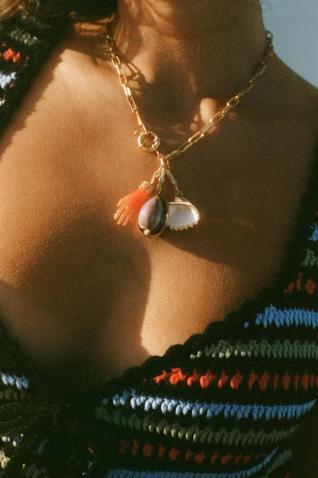 Women RIXO Honeymoon Hand Charm Orange