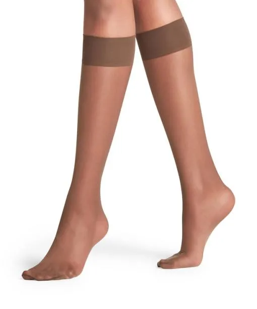 Women Seidenglatt 15 DEN Women Kneehigh Socks Coffee FALKE Fullyfashioned Stockings Women Seidenglatt 15 DEN Women Kneehigh Socks Coffee FALKE Fullyfashioned Stockings