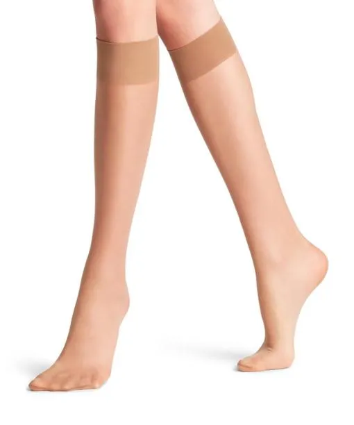Women Seidenglatt 15 DEN Women Kneehigh Socks Powder FALKE Knee High Socks