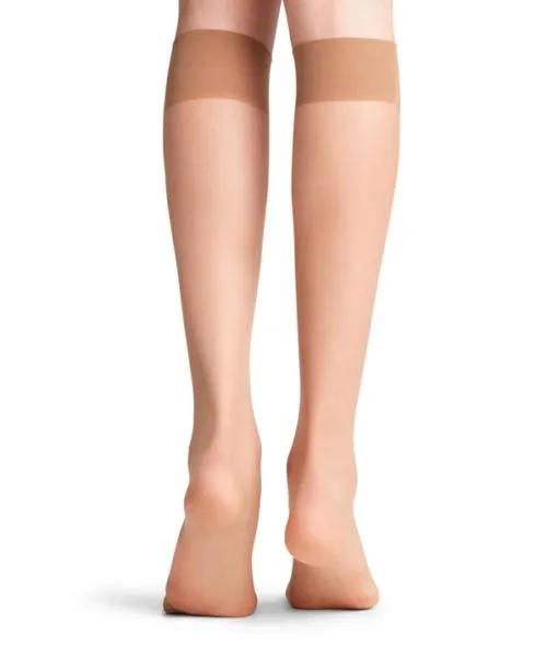 Women Seidenglatt 15 DEN Women Kneehigh Socks Powder FALKE Knee High Socks