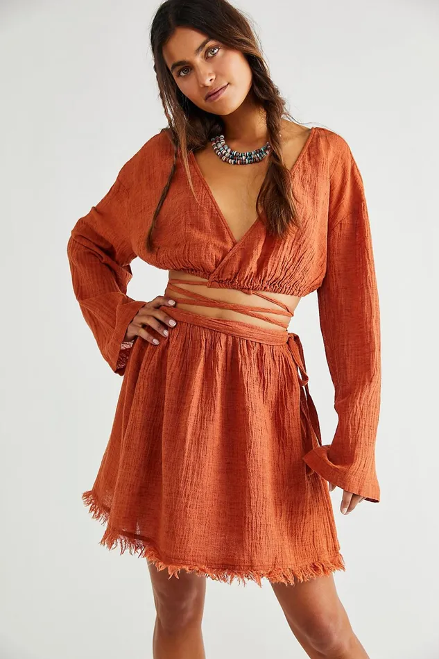 Women Sets Free People Here She Is Set Ambered Coral