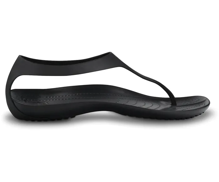 Women Sexi Flip Black Black Crocs Sandals