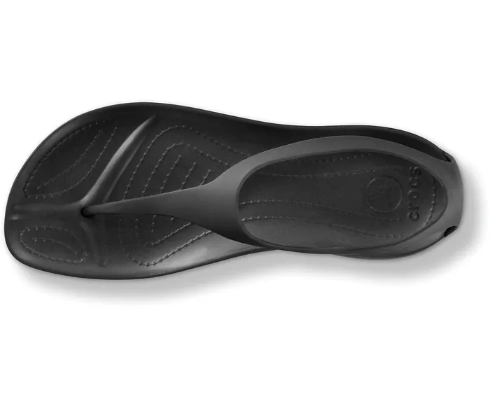 Women Sexi Flip Black Black Crocs Sandals