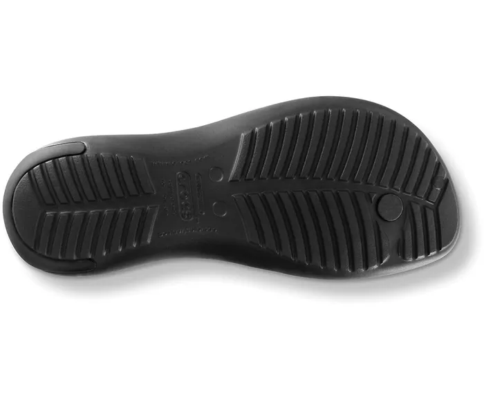 Women Sexi Flip Black Black Crocs Sandals