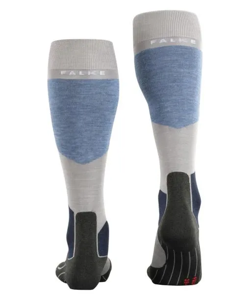 Women SK6 Pro Women Skiing Kneehigh Socks Mgrey Mel FALKE Ski Socks
