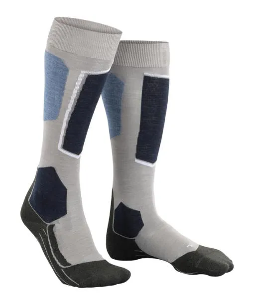 Women SK6 Pro Women Skiing Kneehigh Socks Mgrey Mel FALKE Ski Socks