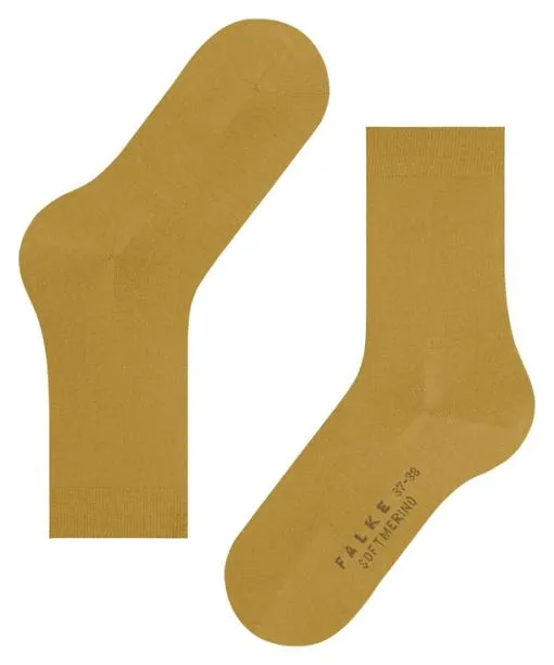 Women Softmerino Women Socks Brass FALKE Socks
