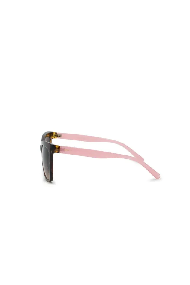 Women Square Color Blocked Sunglasses Tortoise Buffalo David Bitton Sunglasses