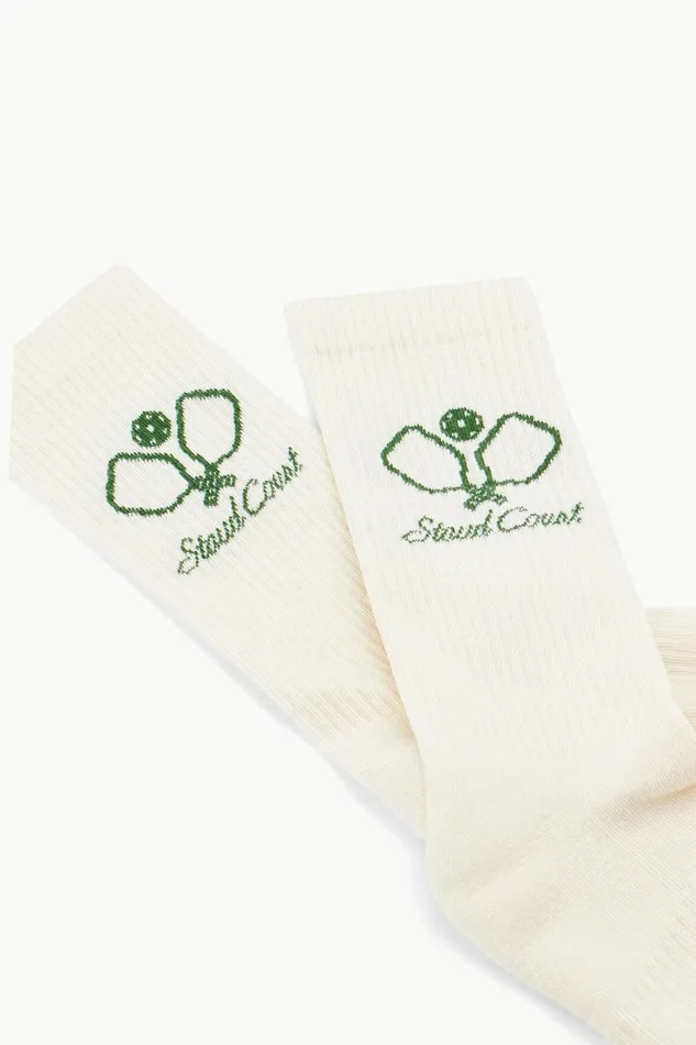Women STAUD Accessories PICKLEBALL SOCKS IVORY Women STAUD Accessories PICKLEBALL SOCKS IVORY