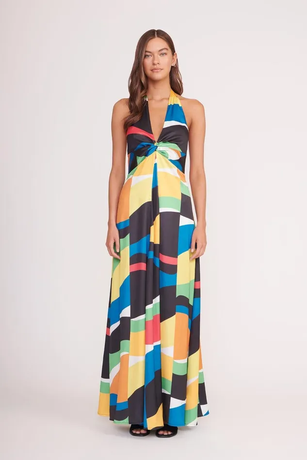 Women STAUD Dresses JENNIFER DRESS MARBLE WAVE