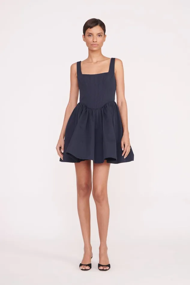 Women STAUD Dresses LANDSCAPE DRESS NAVY