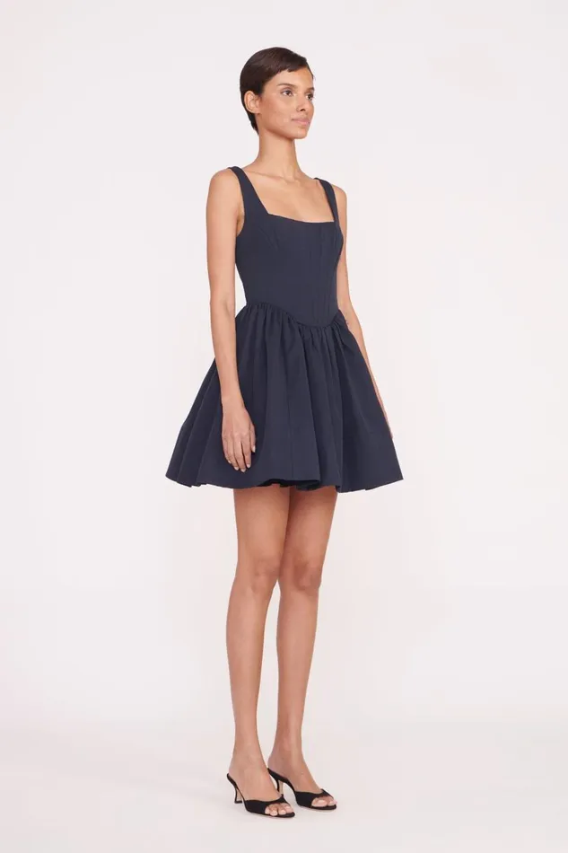 Women STAUD Dresses LANDSCAPE DRESS NAVY