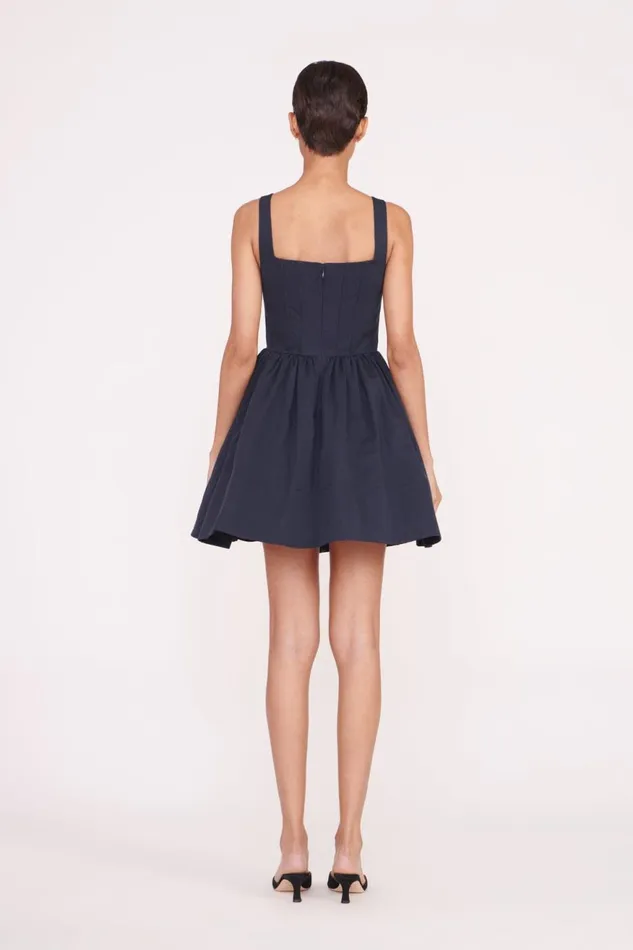 Women STAUD Dresses LANDSCAPE DRESS NAVY