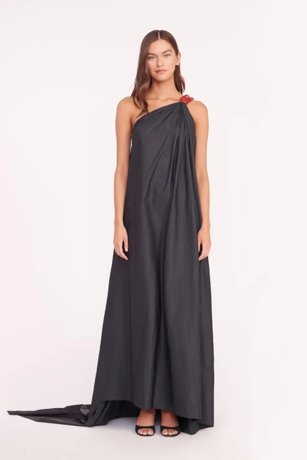 Women STAUD Dresses MASON DRESS BLACK