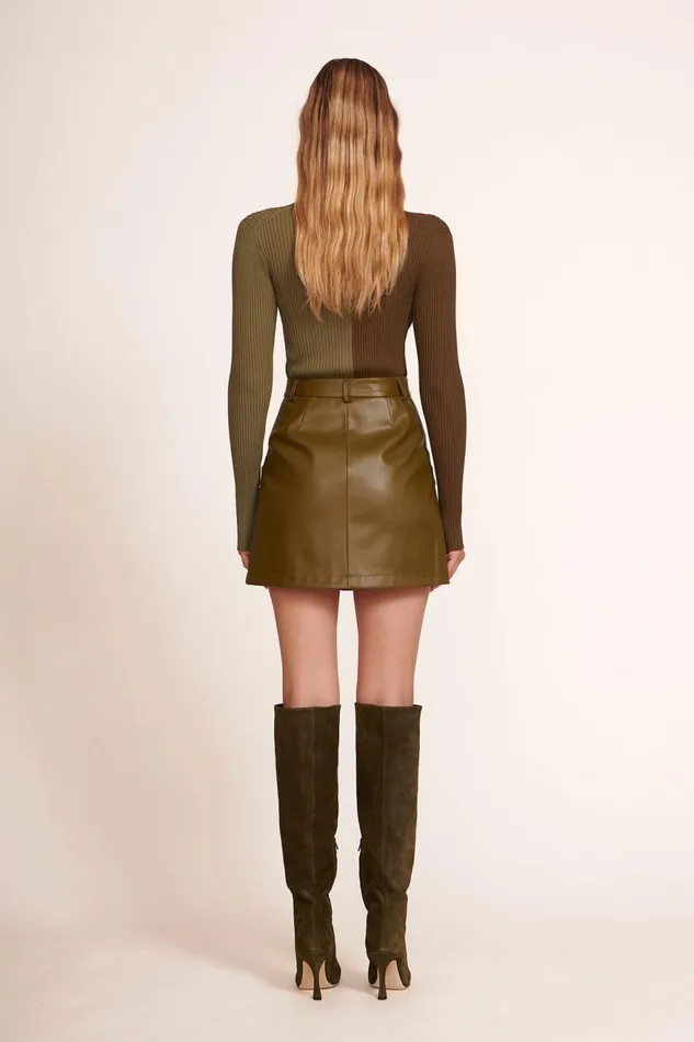 Women STAUD Knits CARGO SWEATER AVOCADO OLIVE
