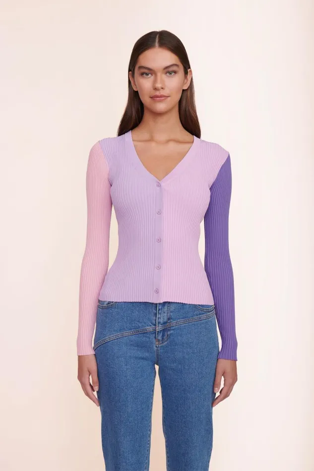 Women STAUD Knits CARGO SWEATER IRIS MULTI