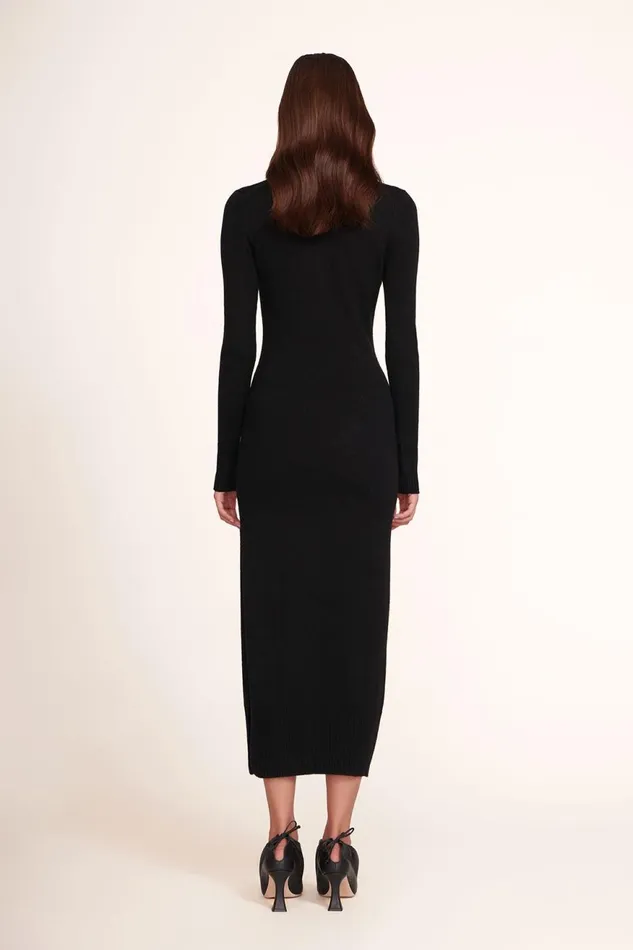 Women STAUD Knits CROWN DRESS BLACK