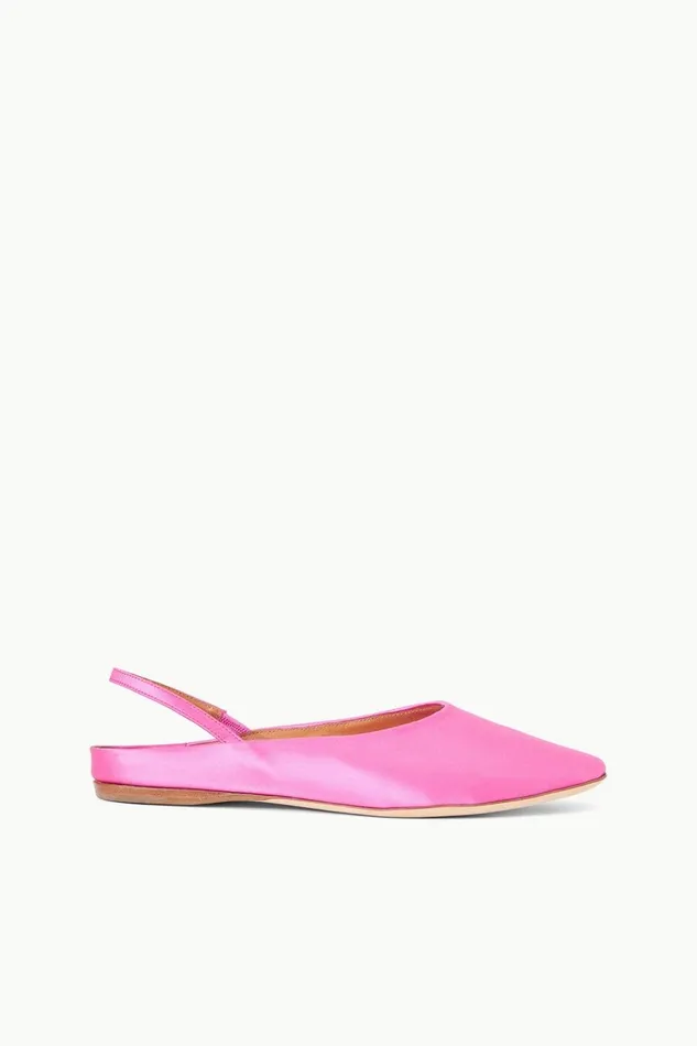 Women STAUD Mules and Flats JANINE MULE BLOSSOM SATIN