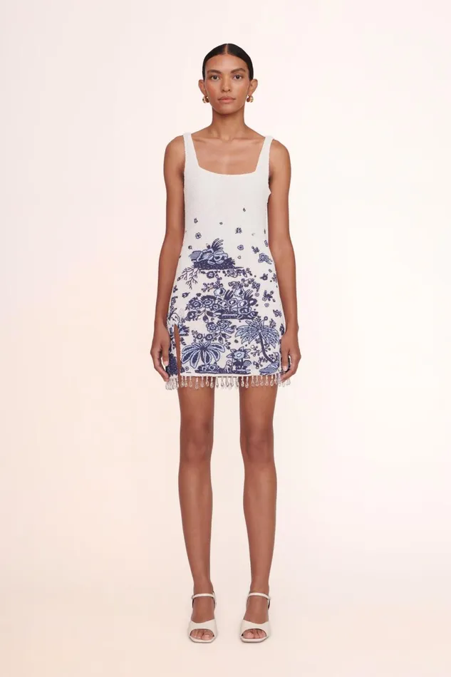 Women STAUD Occasion Dresses LE SABLE DRESS BLUE TOILE
