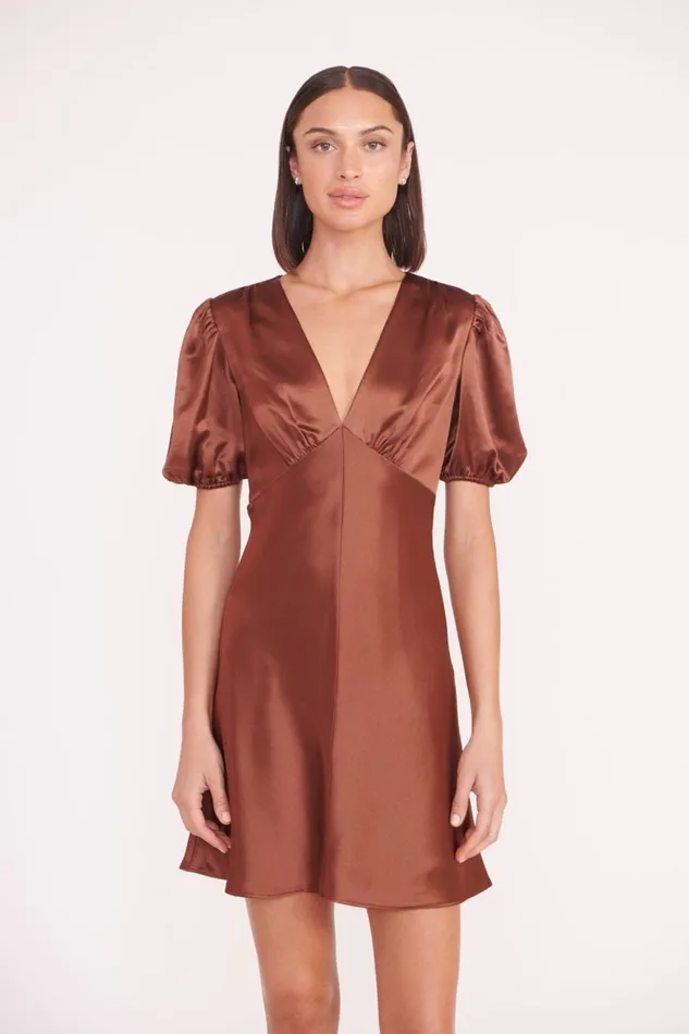 Women STAUD Occasion Dresses MINI MILLA DRESS CLOVE